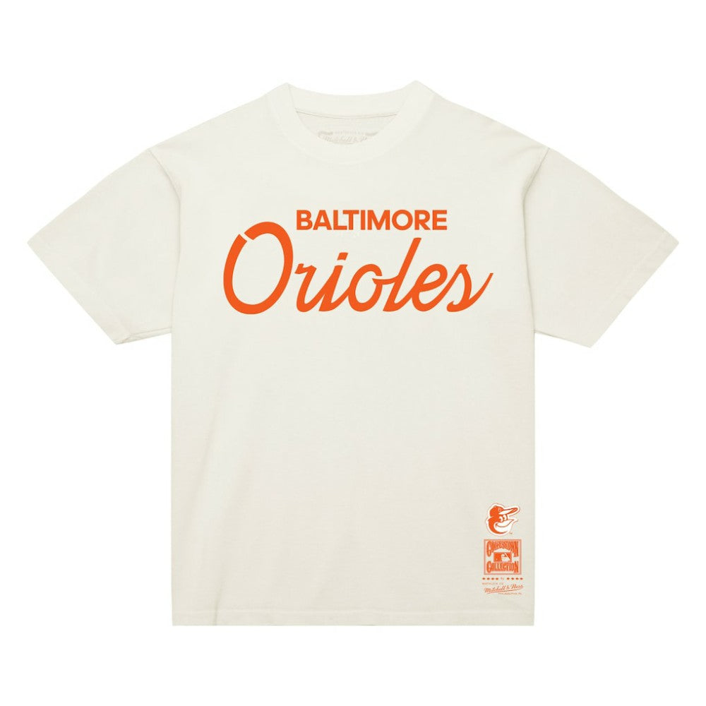 Baltimore Orioles Mitchell & Ness Vintage Script T-Shirt - MLB