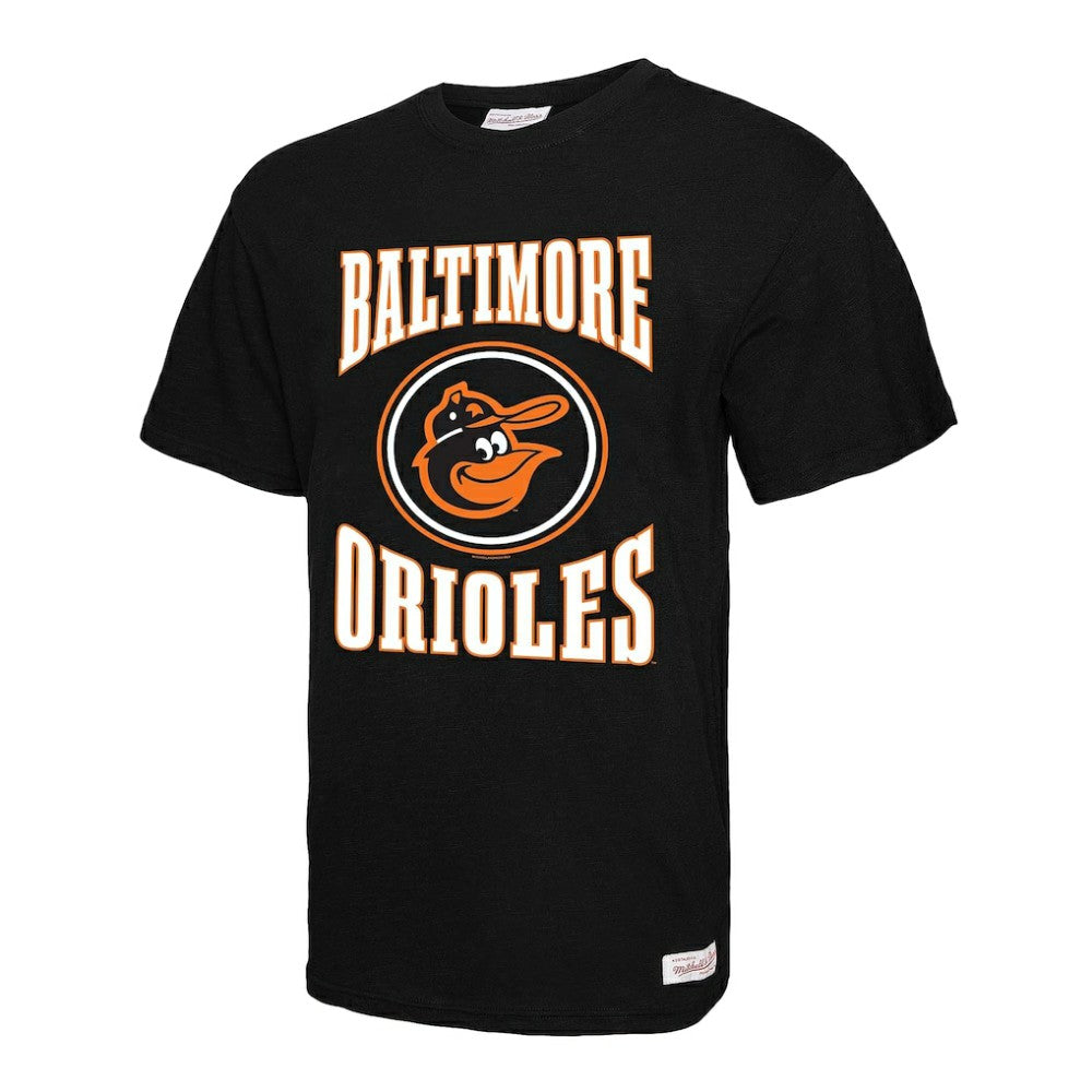 Baltimore Orioles Mitchell & Ness Arched Logo Slub T-Shirt - MLB
