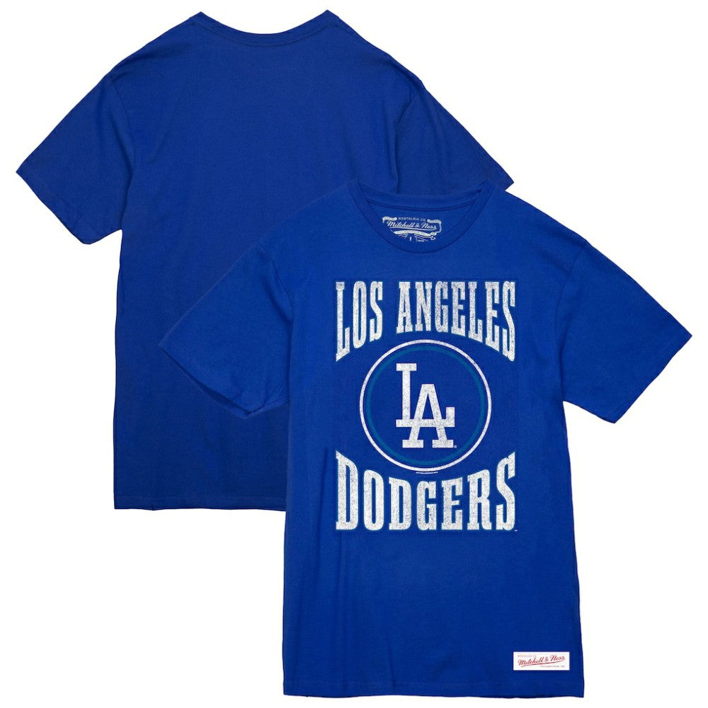 Los Angeles Dodgers Mitchell & Ness Arched Logo Slub T-Shirt - MLB