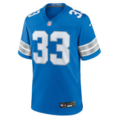 Sione Vaki Detroit Lions Team Game Jersey Blue | Nike for Sale
