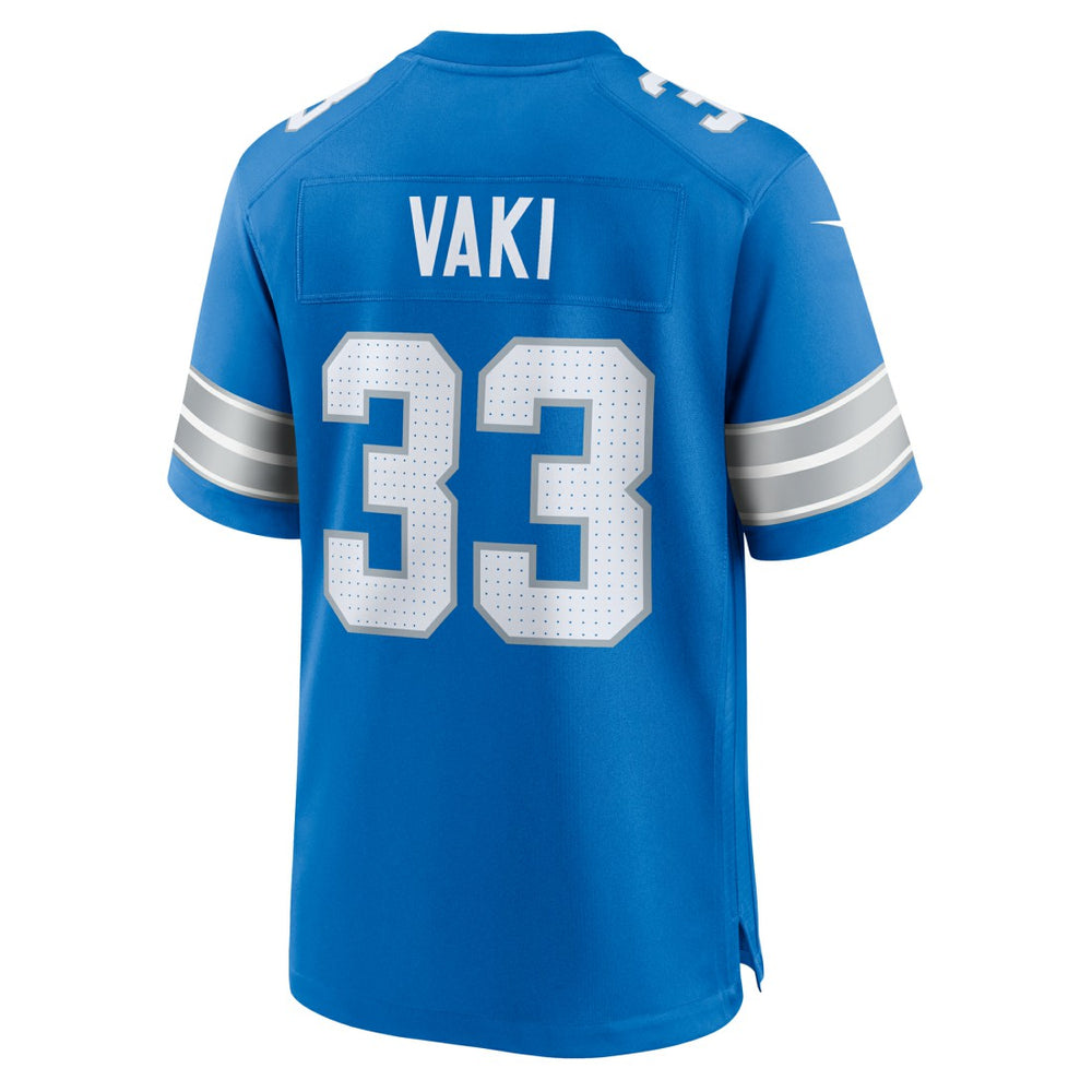 Sione Vaki Detroit Lions Team Game Jersey Blue | Nike for Sale