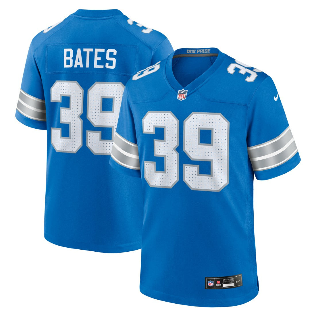 Jake Bates Detroit Lions Team Game Jersey Blue | Nike for Sale