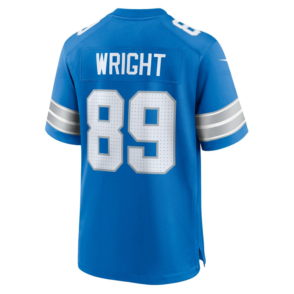 Brock Wright Detroit Lions Team Game Jersey Blue | Nike for Sale