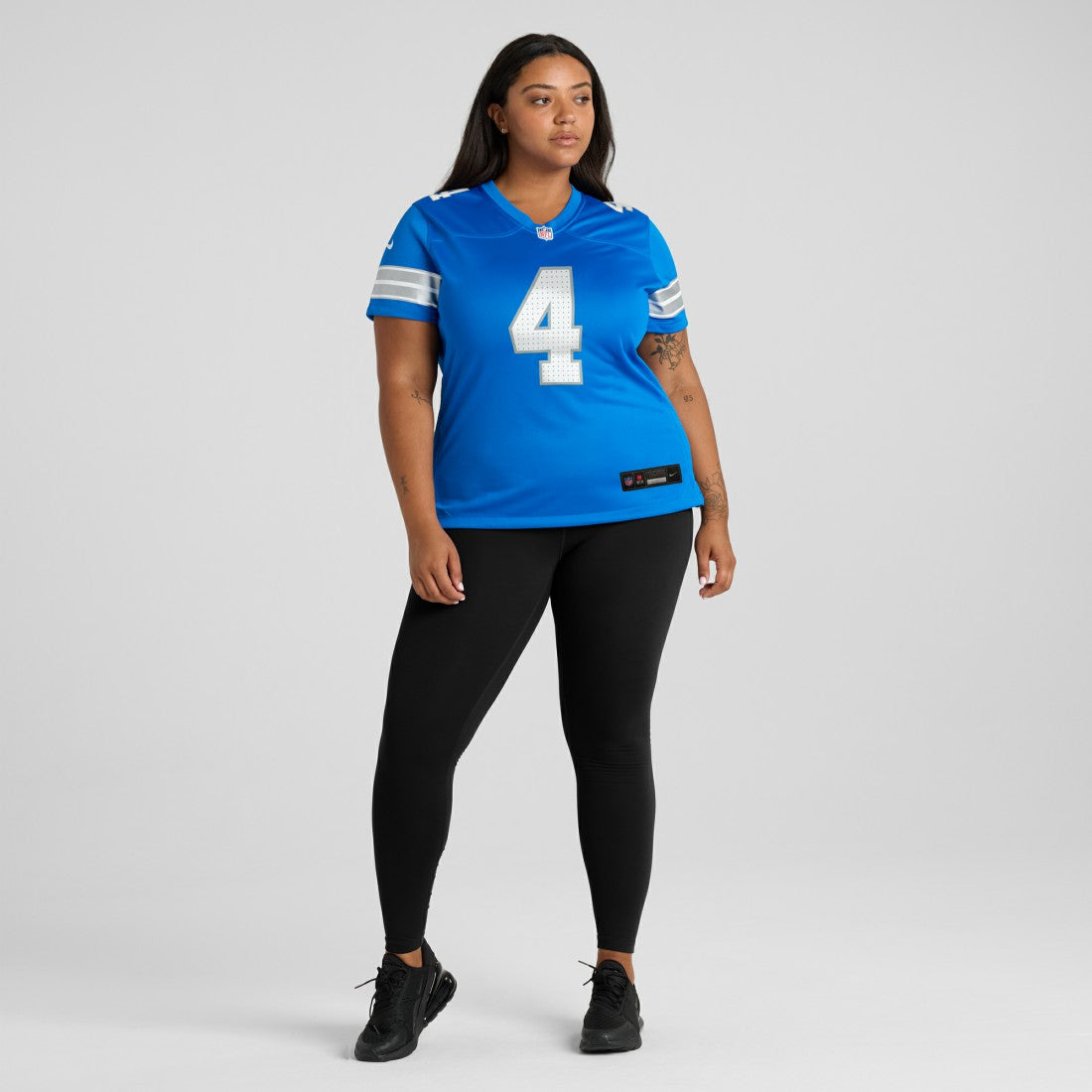 Emmanuel Moseley Detroit Lions Women's Team Game Jersey Blue | Nike for Sale