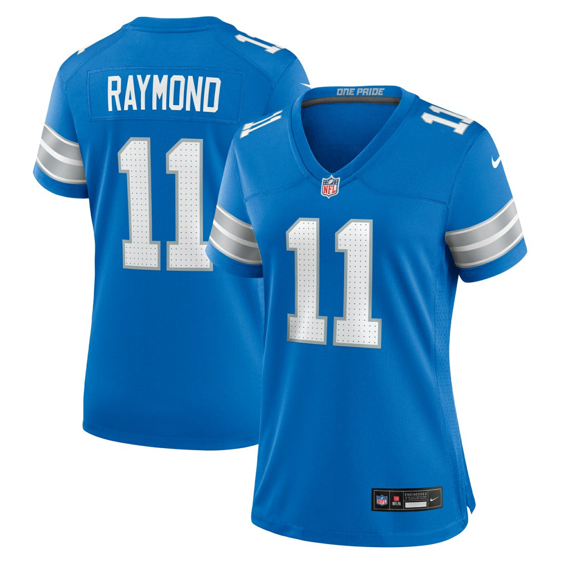 Kalif Raymond Detroit Lions Women's Team Game Jersey Blue | Nike for Sale