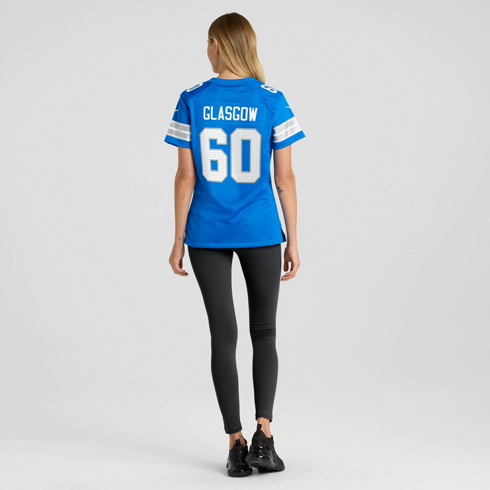 Graham Glasgow Detroit Lions Women's Team Game Jersey Blue | Nike for Sale