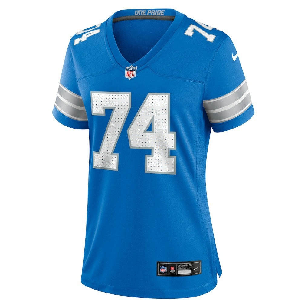 Kayode Awosika Detroit Lions Women's Team Game Jersey Blue | Nike for Sale