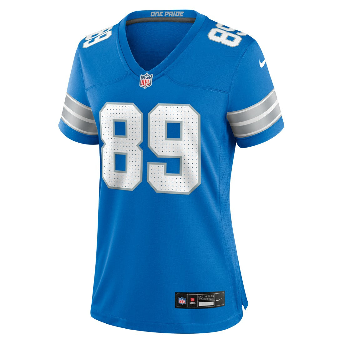 Brock Wright Detroit Lions Women's Team Game Jersey Blue | Nike for Sale