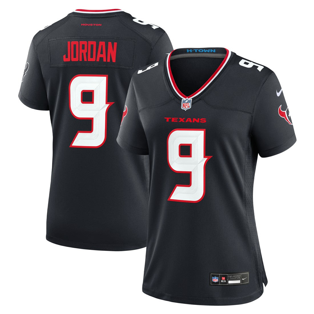 Brevin Jordan Houston Texans Women's Team Game Jersey Navy | Nike for Sale