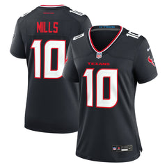 Davis Mills Houston Texans Women's Team Game Jersey Navy | Nike for Sale