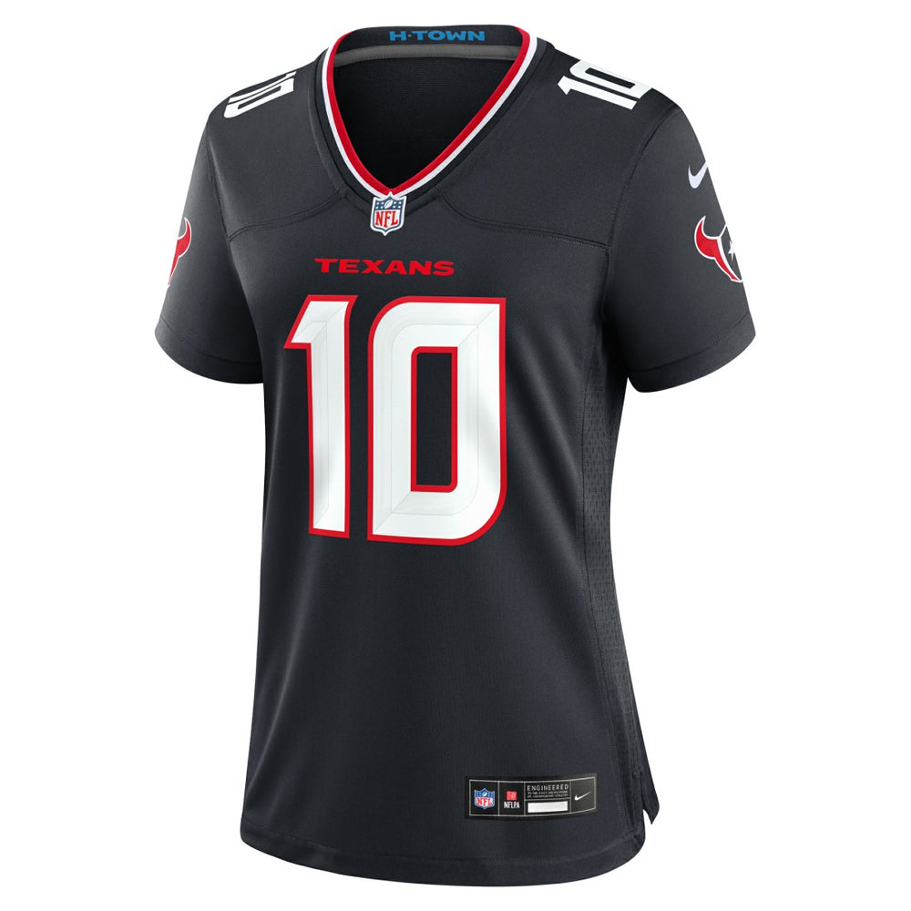 Davis Mills Houston Texans Women's Team Game Jersey Navy | Nike for Sale