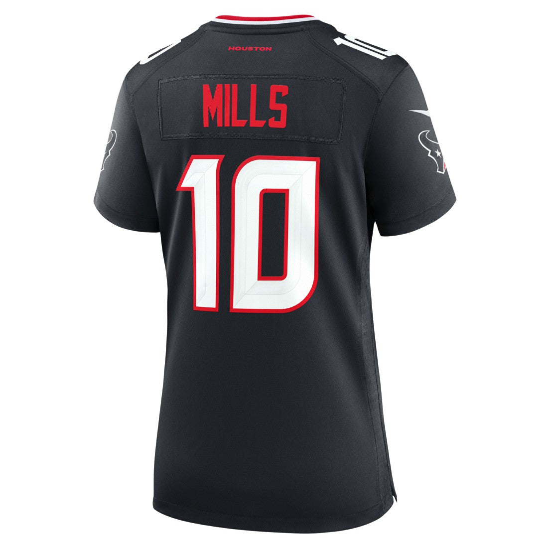 Davis Mills Houston Texans Women's Team Game Jersey Navy | Nike for Sale