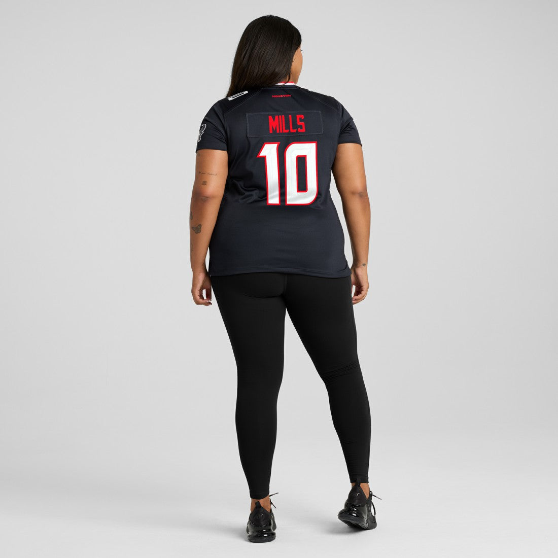 Davis Mills Houston Texans Women's Team Game Jersey Navy | Nike for Sale