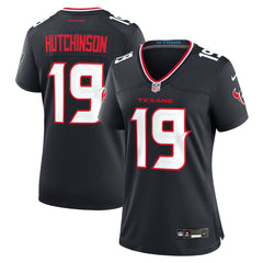 Xavier Hutchinson Houston Texans Women's Team Game Jersey Navy | Nike for Sale