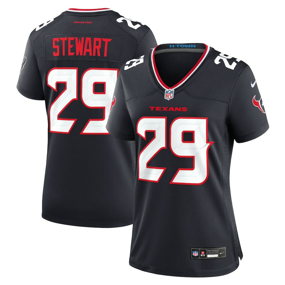 M.J. Stewart Houston Texans Women's Team Game Jersey Navy | Nike for Sale