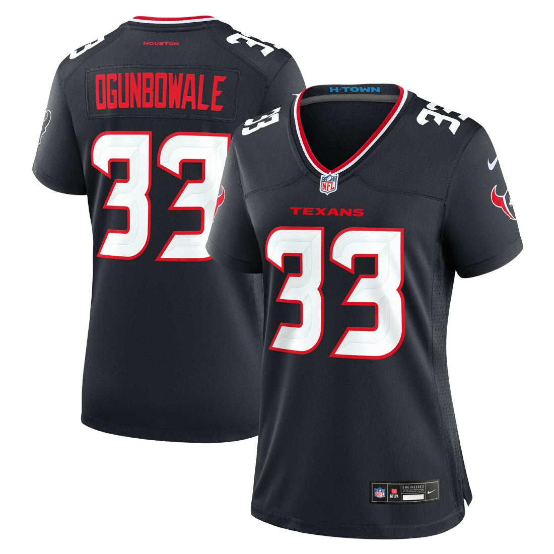 Dare Ogunbowale Houston Texans Women's Team Game Jersey Navy | Nike for Sale