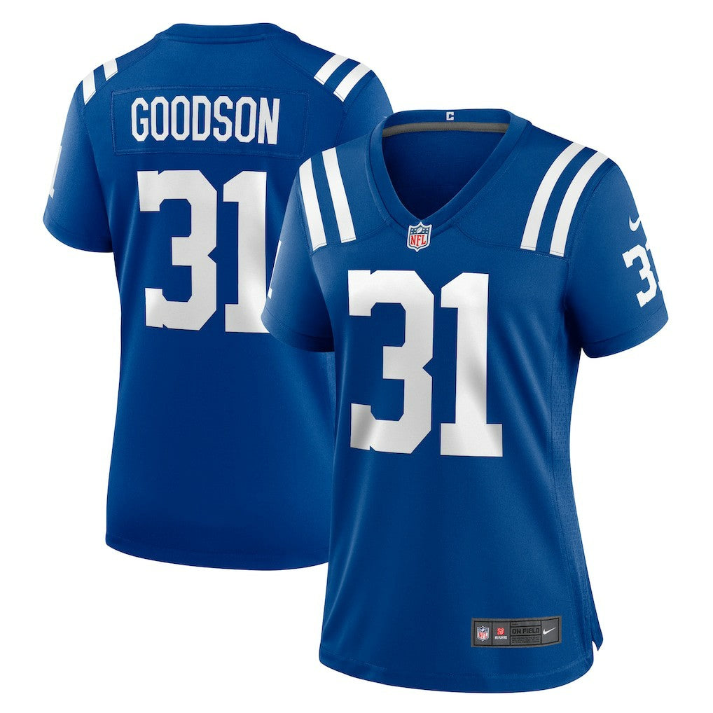 Tyler Goodson Indianapolis Colts Women's Game Jersey Royal | Nike for Sale