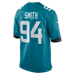 Maason Smith Jacksonville Jaguars Team Game Jersey Teal | Nike for Sale