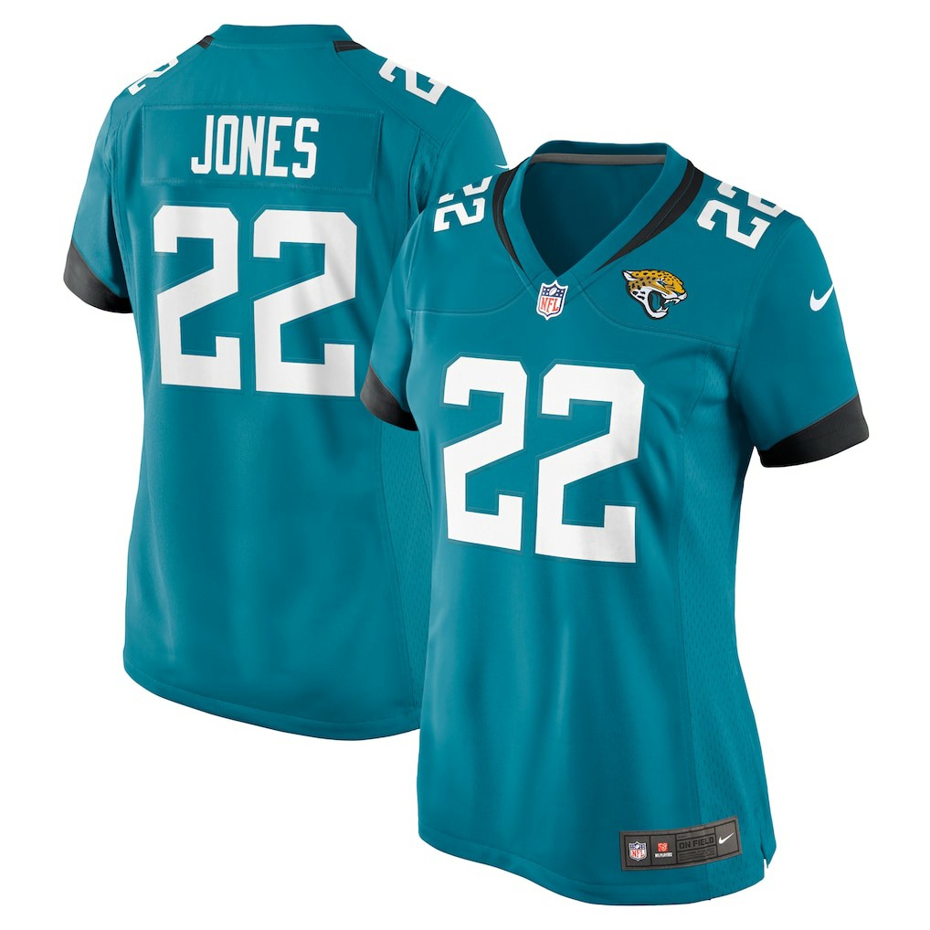 Jarrian Jones Jacksonville Jaguars Women's Game Jersey Teal | Nike for Sale