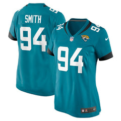 Maason Smith Jacksonville Jaguars Women's Game Jersey Teal | Nike for Sale