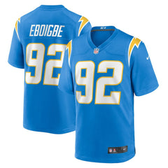 Justin Eboigbe Los Angeles Chargers Team Game Jersey Powder Blue | Nike for Sale