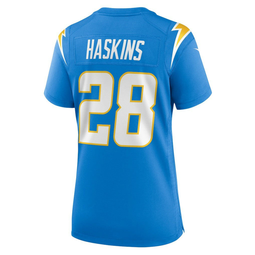 Hassan Haskins Los Angeles Chargers Women's Game Jersey Powder Blue | Nike for Sale