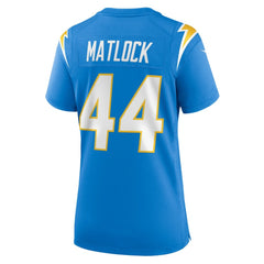 Scott Matlock Los Angeles Chargers Women's Game Jersey Powder Blue | Nike for Sale