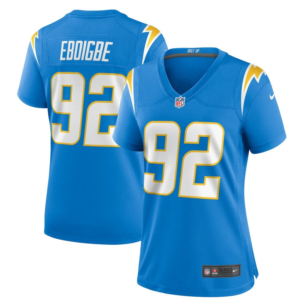 Justin Eboigbe Los Angeles Chargers Women's Game Jersey Powder Blue | Nike for Sale