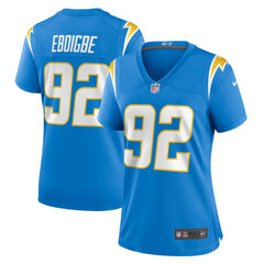 Justin Eboigbe Los Angeles Chargers Women's Game Jersey Powder Blue | Nike for Sale