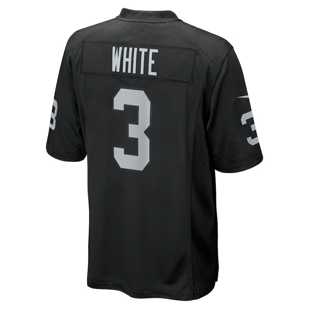 Zamir White Las Vegas Raiders Team Game Jersey Black | Nike for Sale