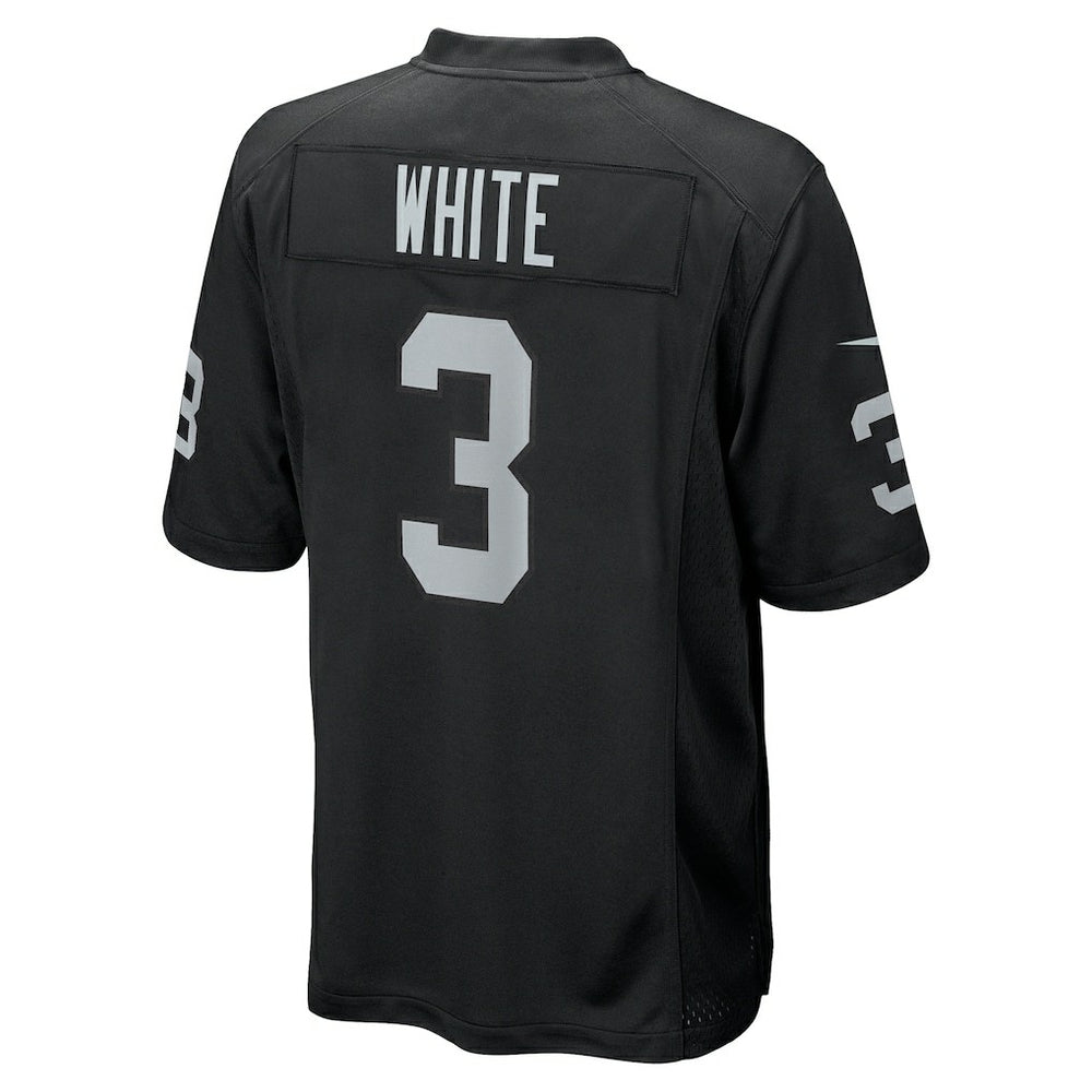 Zamir White Las Vegas Raiders Team Game Jersey Black | Nike for Sale