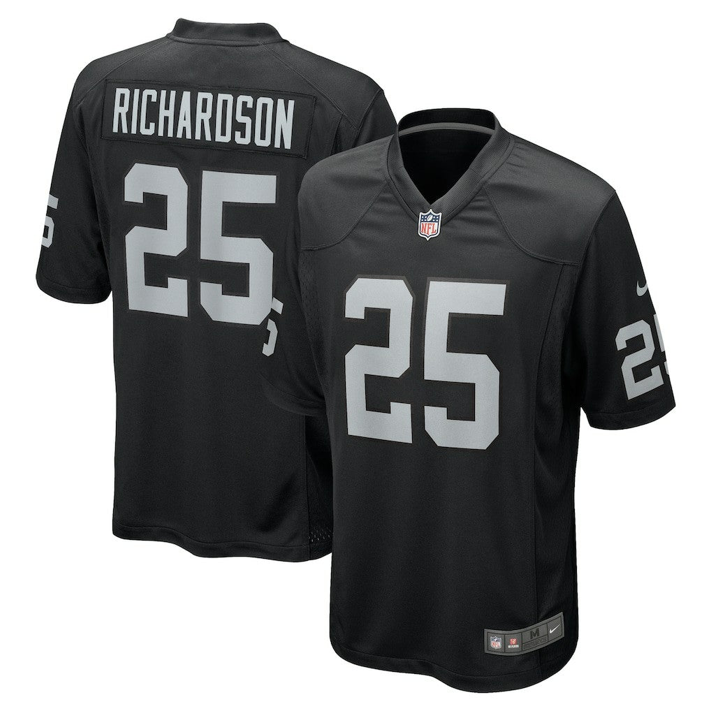 Decamerion Richardson Las Vegas Raiders Team Game Jersey Black | Nike for Sale