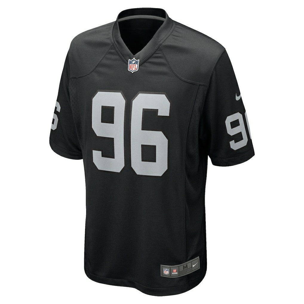 Jonah Laulu Las Vegas Raiders Team Game Jersey Black | Nike for Sale