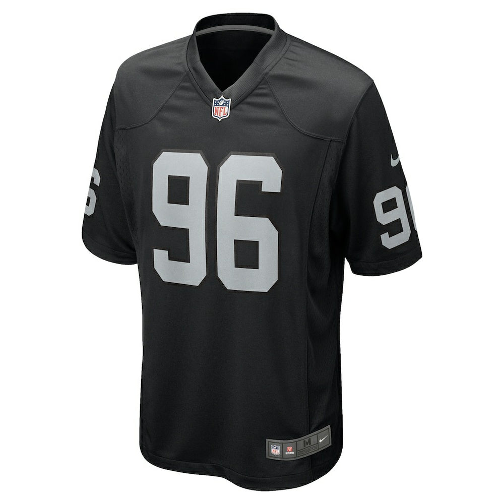 Jonah Laulu Las Vegas Raiders Team Game Jersey Black | Nike for Sale