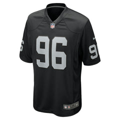 Jonah Laulu Las Vegas Raiders Team Game Jersey Black | Nike for Sale