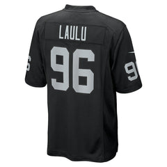 Jonah Laulu Las Vegas Raiders Team Game Jersey Black | Nike for Sale