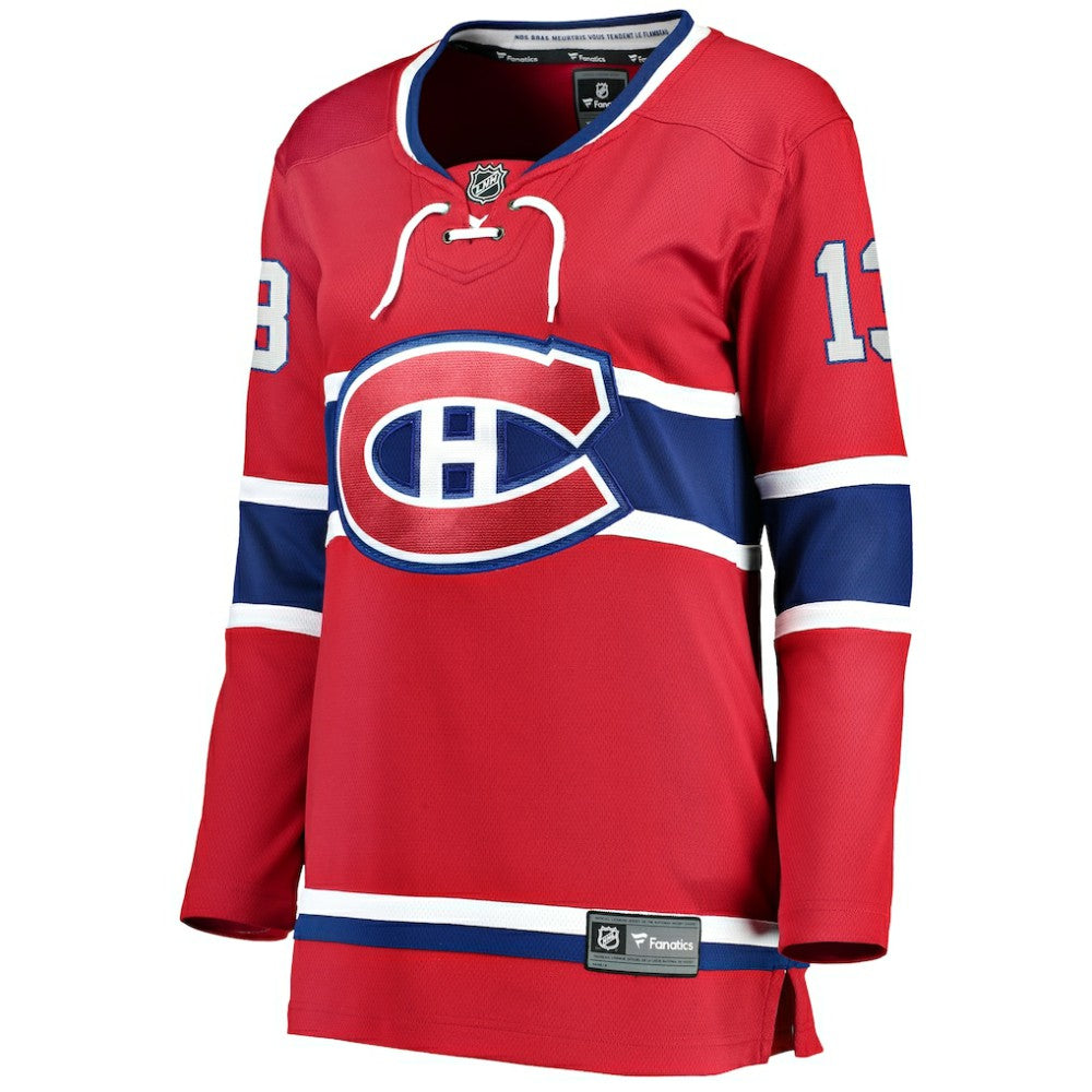 Cole Caufield Montreal Canadiens Fanatics Women's Home Premier Breakaway Player Jersey Breakaway Jersey - Red - NHL