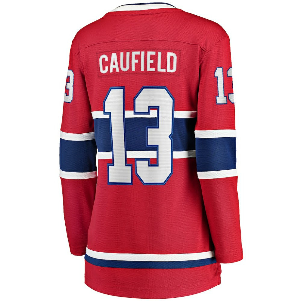 Cole Caufield Montreal Canadiens Fanatics Women's Home Premier Breakaway Player Jersey Breakaway Jersey - Red - NHL