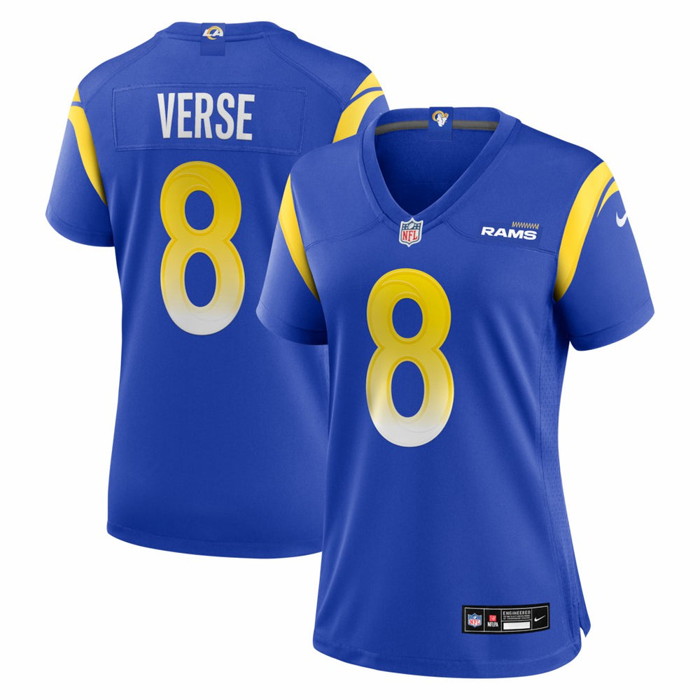 Jared Verse Los Angeles Rams Women's Team Game Jersey Royal | Nike for Sale