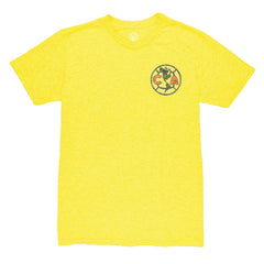Alejandro Zendejas Club America 1863FC Vintage Player Name & Number Tri-blend T-Shirt Yellow - FIFA World CUP
