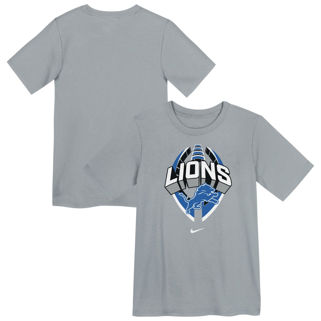 Detroit Lions Preschool Icon Legend Dri-FIT T-Shirt Gray | Nike for Sale