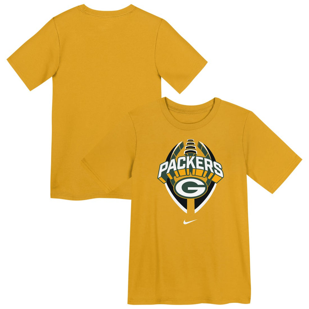 Green Bay Packers Preschool Icon Legend Dri-FIT T-Shirt Gold | Nike for Sale