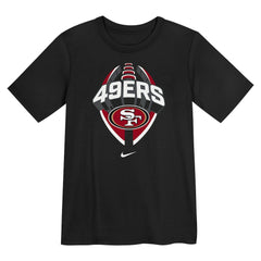 San Francisco 49ers Preschool Icon Legend Dri-FIT T-Shirt Black | Nike for Sale