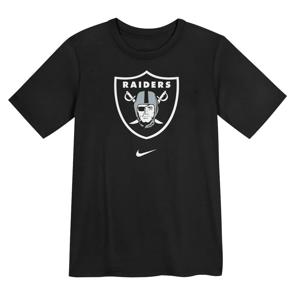 Las Vegas Raiders Preschool Primary Logo Legend Performance T-Shirt Black | Nike for Sale