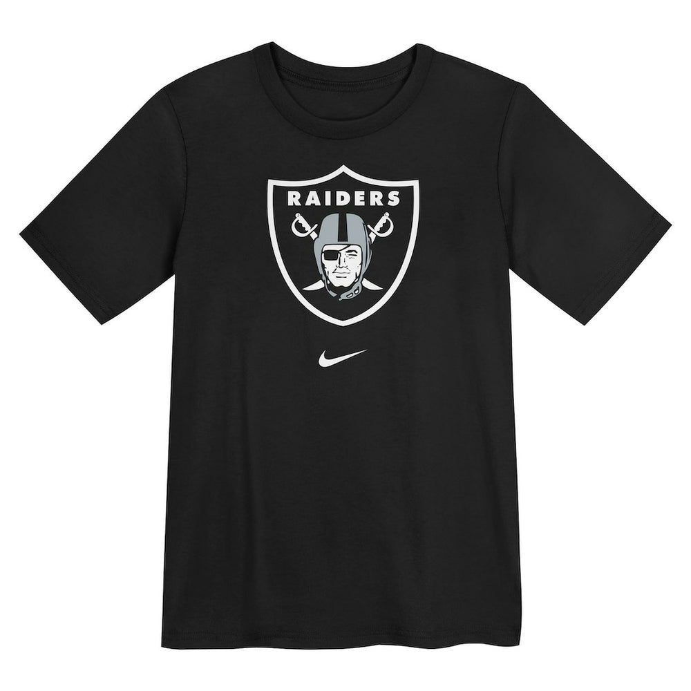 Las Vegas Raiders Preschool Primary Logo Legend Performance T-Shirt Black | Nike for Sale
