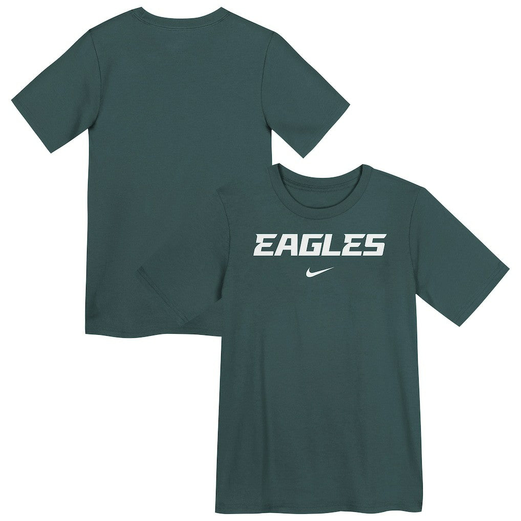 Philadelphia Eagles Preschool Wordmark T-Shirt Midnight Green | Nike for Sale