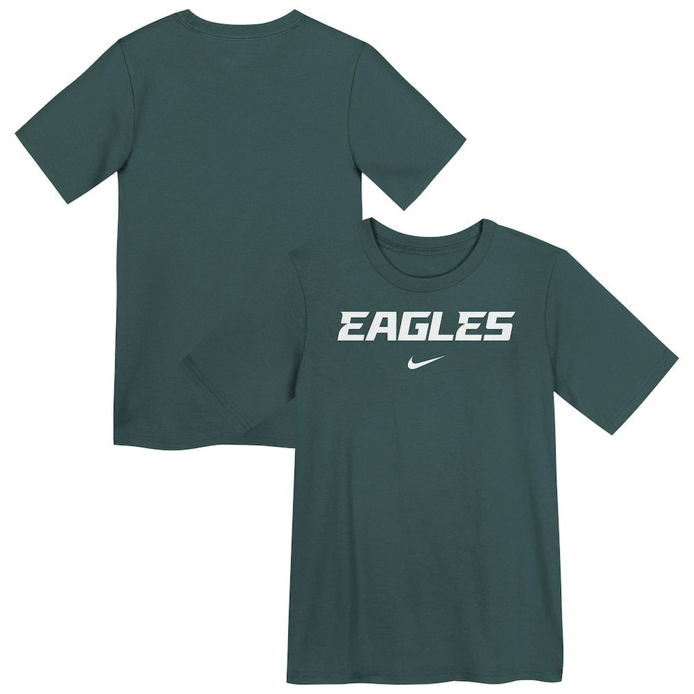 Philadelphia Eagles Preschool Wordmark T-Shirt Midnight Green | Nike for Sale