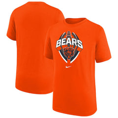 Chicago Bears Youth Icon Legend T-Shirt Orange | Nike for Sale