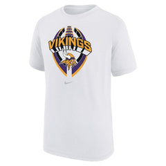 Minnesota Vikings Youth Icon Legend T-Shirt White | Nike for Sale