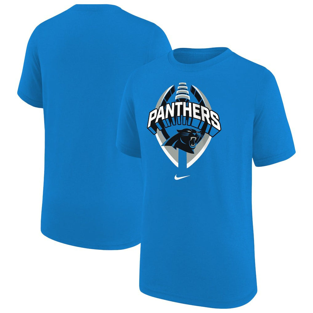 Carolina Panthers Youth Icon Legend T-Shirt Blue | Nike for Sale